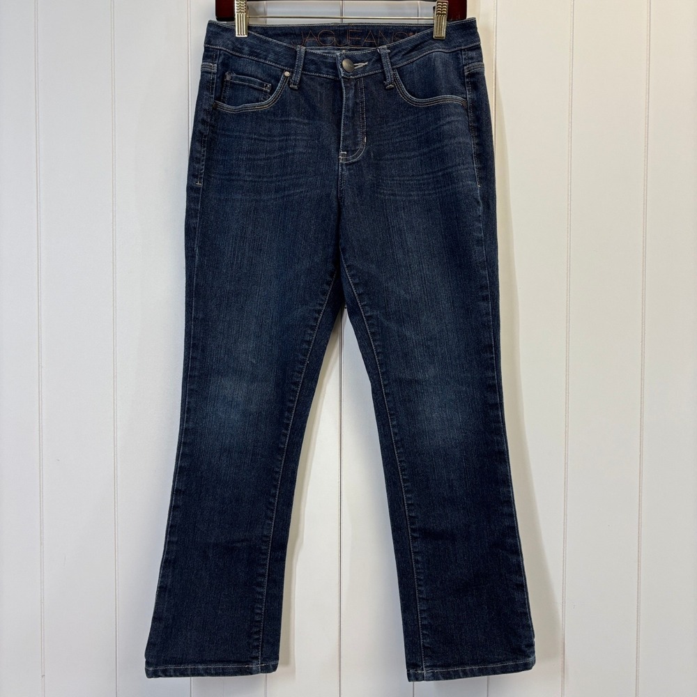 Jag Jeans Womens Preppy Mid Rise Slim Ankle Denim Jeans Size 6 Everyday Casual